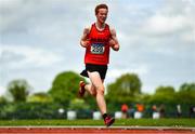 21 May 2022; Gerard Dunne of Kilrush CS, Clare, competing in the intermediate boys 3000m during the Irish Life Health Munster Schools Track and Field Championships at Templemore AC, in Templemore, Tipperary. Photo by Sam Barnes/Sportsfile