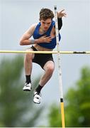 21 May 2022; Ben Connolly of Nenagh CBS, Tipperary, competing in the senior boys pole vault during the Irish Life Health Munster Schools Track and Field Championships at Templemore AC, in Templemore, Tipperary. Photo by Sam Barnes/Sportsfile