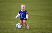 21 May 2022; Fia Healy, aged 1, daughter of Dean Healy, after the Tailteann Cup Preliminary Round match between Wicklow and Waterford at County Grounds in Aughrim, Wicklow. Photo by Daire Brennan/Sportsfile