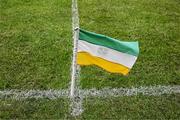 21 May 2022; A sideline flag flutters in the wind at the Crettyard GAA Grounds before the Ladies Football U14 All-Ireland Gold Final match between Kildare and Tipperary at Crettyard GAA in Laois. Photo by Ray McManus/Sportsfile