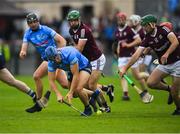 21 May 2022; Eoghan O’Donnell of Dublin in action against David Burke of Galway during the Leinster GAA Hurling Senior Championship Round 5 match between Galway and Dublin at Pearse Stadium in Galway. Photo by Ray Ryan/Sportsfile