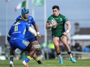 21 May 2022; Alex Wootton of Connacht in action against Jacopo Trulla of Zebre and Luca Andreani of Zebre during the United Rugby Championship match between Connacht and Zebre Parma at The Sportsground in Galway. Photo by George Tewkesbury/Sportsfile