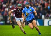 21 May 2022; Eoghan O’Donnell of Dublin in action against Cathal Mannion of Galway during the Leinster GAA Hurling Senior Championship Round 5 match between Galway and Dublin at Pearse Stadium in Galway. Photo by Ray Ryan/Sportsfile
