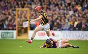 21 May 2022; Adrian Mullen of Kilkenny in action against Liam Óg McGovern of Wexford during the Leinster GAA Hurling Senior Championship Round 5 match between Kilkenny and Wexford at UPMC Nowlan Park in Kilkenny. Photo by Stephen McCarthy/Sportsfile