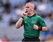 21 May 2022; Referee Aidan McAleer during the Nickey Rackard Cup Final match between Roscommon and Tyrone at Croke Park in Dublin. Photo by Piaras Ó Mídheach/Sportsfile