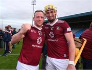 21 May 2022; Westmeath players Davy Glennon, left, and Aaron Craig after the Leinster GAA Hurling Senior Championship Round 5 match between Laois and Westmeath at MW Hire O’Moore Park in Portlaoise, Laois. Photo by Michael P Ryan/Sportsfile