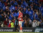 21 May 2022; Fineen Wycherley of Munster after his side's defeat in the United Rugby Championship match between Leinster and Munster at the Aviva Stadium in Dublin. Photo by Harry Murphy/Sportsfile