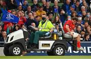 21 May 2022; Jack Daly of Munster leaves the pitch with an injury during the United Rugby Championship match between Leinster and Munster at Aviva Stadium in Dublin. Photo by Brendan Moran/Sportsfile