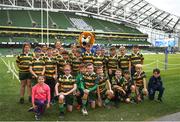 21 May 2022; The West Offaly Lions before the United Rugby Championship match between Leinster and Munster at Aviva Stadium in Dublin. Photo by Harry Murphy/Sportsfile