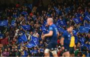 21 May 2022; Leinster supporters during the United Rugby Championship match between Leinster and Munster at the Aviva Stadium in Dublin. Photo by Harry Murphy/Sportsfile
