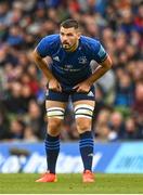 21 May 2022; Max Deegan of Leinster during the United Rugby Championship match between Leinster and Munster at the Aviva Stadium in Dublin. Photo by Harry Murphy/Sportsfile