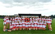 22 May 2022; The Derry team before the 2022 All-Ireland U14 Bronze Final between Derry and Offaly at the GAA National Games Development Centre in Abbotstown, Dublin. Photo by Ben McShane/Sportsfile