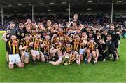 22 May 2022; Kilkenny players celebrate after their victory in the oneills.com GAA Hurling All-Ireland U20 Championship Final match between Kilkenny and Limerick at FBD Semple Stadium in Thurles, Tipperary. Photo by Piaras Ó Mídheach/Sportsfile