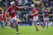 22 May 2022; Patrick Horgan of Cork leaves the pitch as he is substituted by Tim O'Mahony, left, during the Munster GAA Hurling Senior Championship Round 5 match between Tipperary and Cork at FBD Semple Stadium in Thurles, Tipperary. Photo by Piaras Ó Mídheach/Sportsfile
