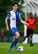 21 May 2022; Daniel McCarthy of College Corinthians AFC during the FAI Centenary Under 17 Cup Final 2021/2022 match between Corduff FC, Dublin, and College Corinthians AFC, Cork, at Home Farm Football Club in Dublin. Photo by Brendan Moran/Sportsfile