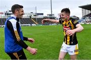 22 May 2022; Kilkenny manager Derek Lyng and Pádraig Lennon celebrate after their side's victory in the oneills.com GAA Hurling All-Ireland U20 Championship Final match between Kilkenny and Limerick at FBD Semple Stadium in Thurles, Tipperary. Photo by Piaras Ó Mídheach/Sportsfile