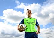 23 May 2022; Rianna Jarrett during the launch of the INTERSPORT Elverys FAI Summer Soccer Schools at the FAI Headquarters in Abbotstown, Dublin. Photo by Harry Murphy/Sportsfile