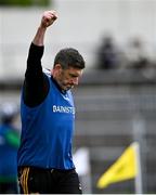22 May 2022; Kilkenny manager Derek Lyng celebrates a late point for his side during the oneills.com GAA Hurling All-Ireland U20 Championship Final match between Kilkenny and Limerick at FBD Semple Stadium in Thurles, Tipperary. Photo by Piaras Ó Mídheach/Sportsfile