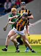 22 May 2022; Pádraic Moylan of Kilkenny in action against Patrick Reale of Limerick during the oneills.com GAA Hurling All-Ireland U20 Championship Final match between Kilkenny and Limerick at FBD Semple Stadium in Thurles, Tipperary. Photo by Piaras Ó Mídheach/Sportsfile