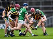 22 May 2022; Pádraic Moylan of Kilkenny gathers possession ahead of John Kirby of Limerick during the oneills.com GAA Hurling All-Ireland U20 Championship Final match between Kilkenny and Limerick at FBD Semple Stadium in Thurles, Tipperary. Photo by Piaras Ó Mídheach/Sportsfile
