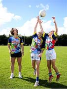 23 May 2022; Meath footballer Emma Duggan with Isabel Fay, left, and Jane Smyth at the launch of the Kellogg’s GAA Cúl Camps on-pack competition. Follow in the footsteps of Skryne GFC and your GAA club could win up to €25,000 in the Kellogg’s GAA Cúl Camps on-pack competition. To nominate your GAA club today, all that is required is to purchase a promotional box of Kellogg’s Corn Flakes, Rice Krispies or Bran Flakes. Using a unique on pack code, log on to kelloggsculcamps.gaa.ie/competition and nominate your club of choice. Photo by Stephen McCarthy/Sportsfile