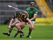 22 May 2022; Denis Walsh of Kilkenny in action against Aidan O'Connor of Limerick during the oneills.com GAA Hurling All-Ireland U20 Championship Final match between Kilkenny and Limerick at FBD Semple Stadium in Thurles, Tipperary. Photo by Piaras Ó Mídheach/Sportsfile