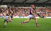 21 May 2022; Lee Chin of Wexford during the Leinster GAA Hurling Senior Championship Round 5 match between Kilkenny and Wexford at UPMC Nowlan Park in Kilkenny. Photo by Stephen McCarthy/Sportsfile