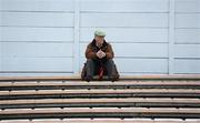 21 May 2022; A supporter waits for the start of the Leinster GAA Hurling Senior Championship Round 5 match between Kilkenny and Wexford at UPMC Nowlan Park in Kilkenny. Photo by Stephen McCarthy/Sportsfile