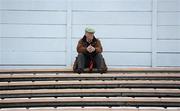 21 May 2022; A supporter waits for the start of the Leinster GAA Hurling Senior Championship Round 5 match between Kilkenny and Wexford at UPMC Nowlan Park in Kilkenny. Photo by Stephen McCarthy/Sportsfile