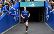 21 May 2022; Rory O'Loughlin of Leinster runs out before the United Rugby Championship match between Leinster and Munster at the Aviva Stadium in Dublin. Photo by Harry Murphy/Sportsfile