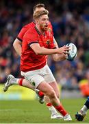 21 May 2022; Ben Healy of Munster during the United Rugby Championship match between Leinster and Munster at Aviva Stadium in Dublin. Photo by Brendan Moran/Sportsfile