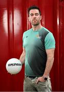 24 May 2022; NEIC Community Sport & Wellness co-ordinator and former Dublin football Michael Darragh Macauley poses for a portrait at the Football for Unity festival launch at Richmond Park in Dublin. The six weeks long festival, organised by SARI and Dublin NEIC, will once again showcase the potential of football as an educational tool which can bring communities together and promote social inclusion for newcomers to Ireland. Photo by Ramsey Cardy/Sportsfile