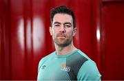 24 May 2022; NEIC Community Sport & Wellness co-ordinator and former Dublin football Michael Darragh Macauley poses for a portrait at the Football for Unity festival launch at Richmond Park in Dublin. The six weeks long festival, organised by SARI and Dublin NEIC, will once again showcase the potential of football as an educational tool which can bring communities together and promote social inclusion for newcomers to Ireland. Photo by Ramsey Cardy/Sportsfile