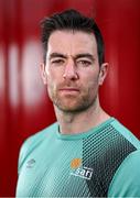 24 May 2022; NEIC Community Sport & Wellness co-ordinator and former Dublin football Michael Darragh Macauley poses for a portrait at the Football for Unity festival launch at Richmond Park in Dublin. The six weeks long festival, organised by SARI and Dublin NEIC, will once again showcase the potential of football as an educational tool which can bring communities together and promote social inclusion for newcomers to Ireland. Photo by Ramsey Cardy/Sportsfile