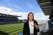 24 May 2022; In attendance at the launch of the 2022 TG4 All-Ireland Ladies Football Championships at Croke Park is Irish boxer Lisa O'Rourke. TG4 has today announced a five-year extension of their sponsorship of the All-Ireland Ladies Football inter-county championships, with the new deal set to last until the conclusion of the 2027 season. The 2022 TG4 All-Ireland Ladies Football Championships get underway next Sunday, May 29, with the first round of Intermediate Fixtures, and will conclude on Sunday, July 31, when the winners of the Junior, Intermediate & Senior Championships will be revealed. 13 Championship games will be broadcast exclusively live by TG4 throughout the season, with the remaining 47 games available to view on the LGFA and TG4’s dedicated online platform: https://page.inplayer.com/lgfaseason2022/tg4.html In addition, the TG4 Leinster Senior Final between Dublin and Meath will also be televised live by TG4 from Croke Park next Saturday, May 28. #ProperFan . Photo by Eóin Noonan/Sportsfile