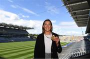 24 May 2022; In attendance at the launch of the 2022 TG4 All-Ireland Ladies Football Championships at Croke Park is Irish boxer Lisa O'Rourke. TG4 has today announced a five-year extension of their sponsorship of the All-Ireland Ladies Football inter-county championships, with the new deal set to last until the conclusion of the 2027 season. The 2022 TG4 All-Ireland Ladies Football Championships get underway next Sunday, May 29, with the first round of Intermediate Fixtures, and will conclude on Sunday, July 31, when the winners of the Junior, Intermediate & Senior Championships will be revealed. 13 Championship games will be broadcast exclusively live by TG4 throughout the season, with the remaining 47 games available to view on the LGFA and TG4’s dedicated online platform: https://page.inplayer.com/lgfaseason2022/tg4.html In addition, the TG4 Leinster Senior Final between Dublin and Meath will also be televised live by TG4 from Croke Park next Saturday, May 28. #ProperFan . Photo by Eóin Noonan/Sportsfile
