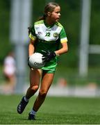 22 May 2022; Ava Kenny of Offaly during the 2022 All-Ireland U14 Bronze Final between Derry and Offaly at the GAA National Games Development Centre in Abbotstown, Dublin. Photo by Ben McShane/Sportsfile