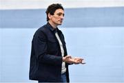 26 May 2022; Republic of Ireland coach Keith Andrews speaks to the graduates during an FAI Fingal County Council TY Graduation at Corduff Sports Centre in Corduff, Dublin. Photo by Ben McShane/Sportsfile