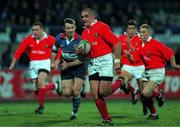 23 October 1998: Alan Quinlan of Munster during the Guinness Interprovincial Rugby Championsip match between Leinster and Munster at Donnybrook in Dublin. Photo by Matt Browne/Sportsfile