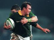 1st December 1998: Chad Alcock of South Africa is tackled by David Corkery of Ireland during the International Rugby match between Ireland A and South Africa at Ravenhill Park in Belfast. Photo by Matt Browne/Sportsfile