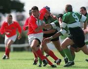 15 August 1998; Eddie Halvey of Munster breaks away from the Connacht Pack during the Guinness Interprovincial Rugby Championship match between Connacht and Munster at the Sportsground in Galway. Photo by David Maher/Sportsfile