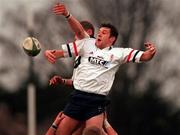 19 December 1998: Johnny Gregg of Malone wins the lineout during the AIB All Ireland League Division 2 match between Old Belvedere and Malone at Anglesea Road in Dublin. Photo by Ray McManus/Sportsfile