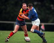 12 December 1998: Kelvin McNamee of St. Mary's College in action against David O'Mahony Lansdowne during the AIB All Ireland league division 1 match between St Mary's College v Lansdowne at Templeville Road in Dublin. Photo by Brendan Moran/Sportsfile