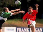 12 September 1998:  Killian Keans of Munster in action against Connor McGuinness of Connacht during the Guinness Interprovincial Rugby Championship match between Munster and Connacht at Dooradoyle in Limerick. Photo by Matt Browne/Sportsfile