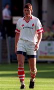14 August 1998, Stephen McKinty of Ulster during the Guinness Interprovincal Rugby Championship match between Leinster and Ulster at Donnybrook in Dublin. Photo by Matt Browne/Sportsfile