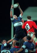 23 October 1998: Trevor Brennan of Leinster in action against Mick O'Driscoll of Munster during the Guinness Interprovincial Rugby Championsip match between Leinster and Munster at Donnybrook in Dublin. Photo by Matt Browne/Sportsfile