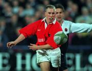 23 October 1998: Peter Stringer of Munster during the  Guinness Interprovincial Rugby Championsip match between Leinster and Munster at Donnybrook in Dublin. Photo by Matt Browne/Sportsfile