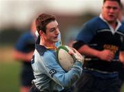 12 December 1998; Simon Doggett of UCD on his way to scoring his side's third try during the AIB All-Ireland Rugby League Division 3 match between UCD and Corinthians at the Belfield bowl in Dublin. Photo by Ray McManus/Sportsfile