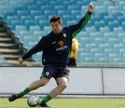 27 April 2004; Republic of Ireland's Alan Lee in action during training. WKS Zawisza Stadium, Bydgoszcz, Poland. Picture credit; David Maher / SPORTSFILE