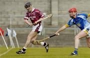 2 May 2004; Ronan Whelan, Westmeath, in action against Trevor McGrath, Wicklow. Guinness Leinster Senior Hurling Championship, Westmeath v Wicklow, Cusack Park, Mullingar, Co. Westmeath. Picture credit; Pat Murphy / SPORTSFILE